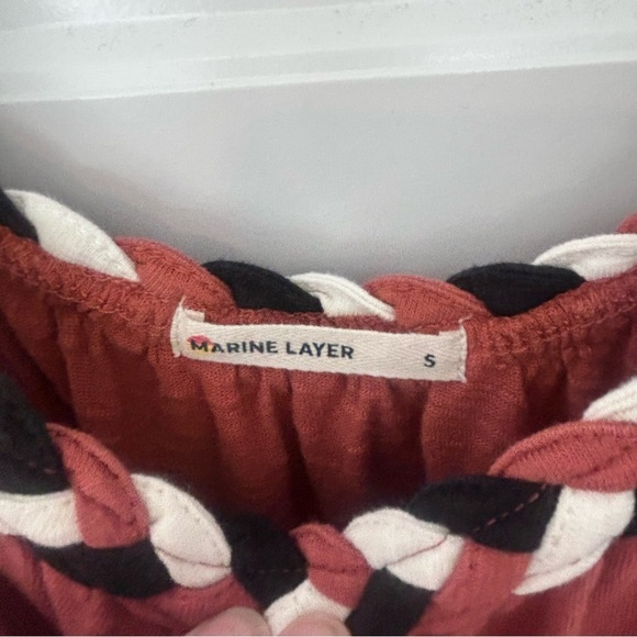 Marine Layer Sleeveless Orange Maxi Dress Small - Picture 6 of 9